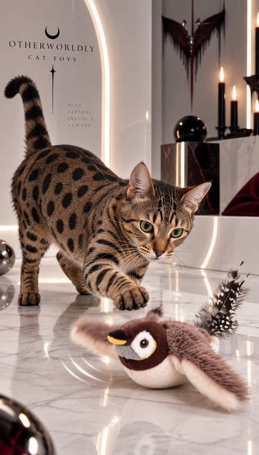 Flapping Bird Cat  Toy