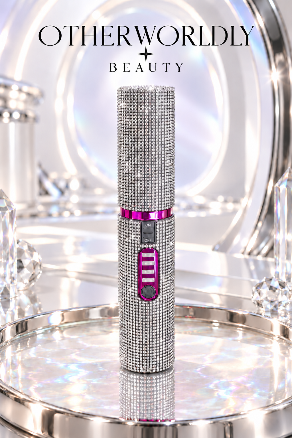 Glam Luxe Portable Rechargeable Diamond Hair Straightener